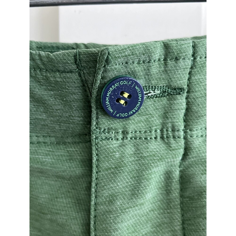EUC William Murray Shorts Green Performance Classic Straight Fit Golf sz 32 - Picture 3 of 11